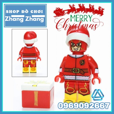 Xếp hình Giáng sinh Batgirl - Black Panther Cyclops Falcon Red Robin Flash Marry Christmas Lego Minifigures POGO PG8189