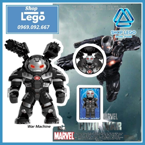 Xếp hình War Machine Mới nhất 2020 siêu anh hùng Marvel Lego Minifigures Xinh Xh1159