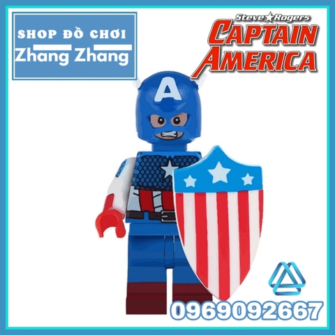 Xếp hình Falcon Overgirl Captain American AnimalMan Batman Ninja Robin Supergirl Lego Minifigures Xinh Koruit WM6033