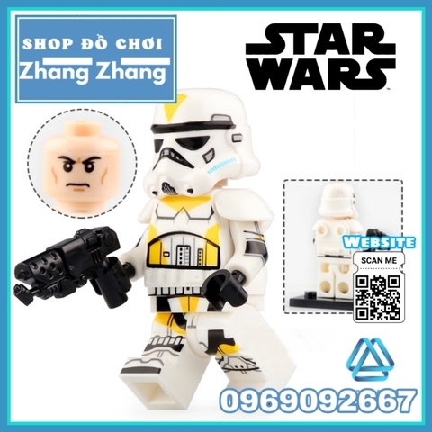 Xếp hình Star Wars Stormtrooper - Captain Phasma - Clone Trooper - Darth Vader Lego Minifigures Koruit KT1035