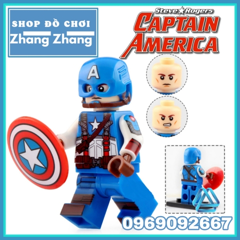 Xếp hình Captain America tuyển tập mới nhất Lego Minifigures Koruit KT1031