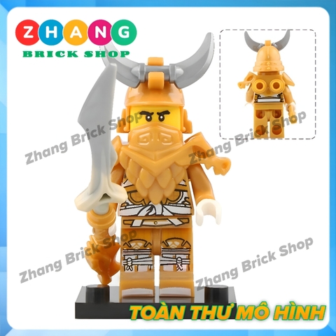 Xếp hình Ninjago Golden Dragon Lego Minifigures LeLe A033 040