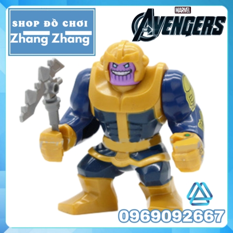 Đồ chơi Xếp hình Thanos đại chiến Iron man Thor Hulk Ant-Man Hawkeye Captain Marvel Minifigures Sy6399