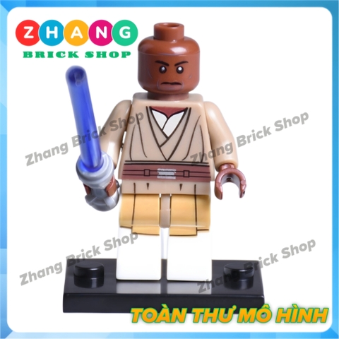 Xếp hình Star Wars Skywalker - Jinn - Leia Ahsoka - Savage - Protocol Droid - Windu - Padme Lego Minifigures Pogo PG8028