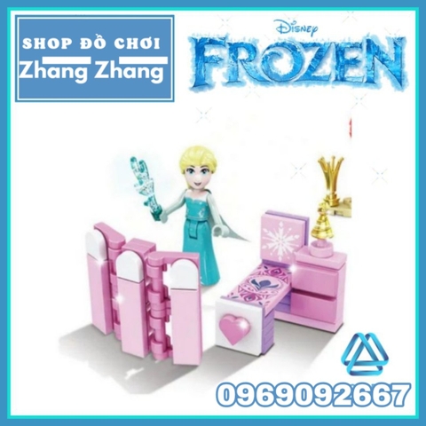 Xếp hình Elsa Nữ hoàng băng giá và Anna trong Frozen Lego Minifigures SY1372