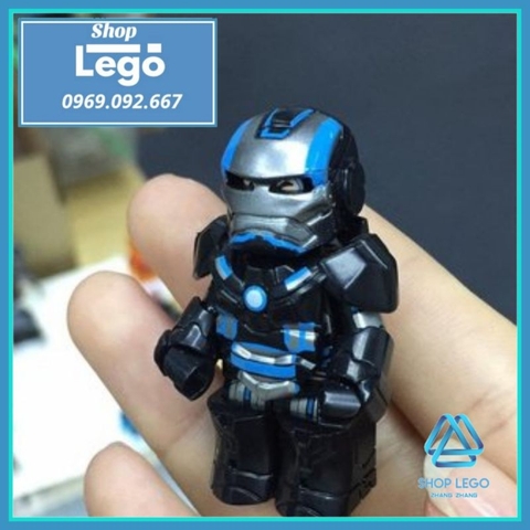 Xếp hình Người sắt Ironman Mark IV Neon Tech Armor Lego Minifigures MG0003
