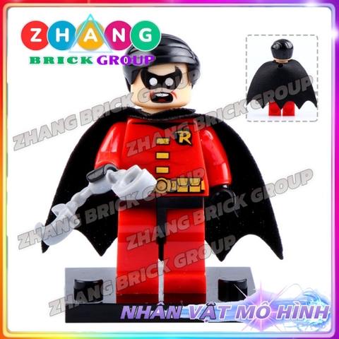 Xếp hình Loki - Robin - Wolverine - shazam - Flash - Nightwing - Venom - Deadpool DC Lego Minifigures Xinh X010 - 018