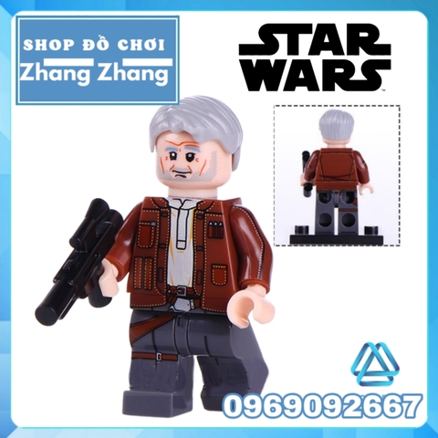 Xếp hình Star Wars C-3PO  - Ben Skywalker - Tarfful - Han Solo - Paz Vizla - Palpatine - Obi-wan Lego Minifigures WM6091