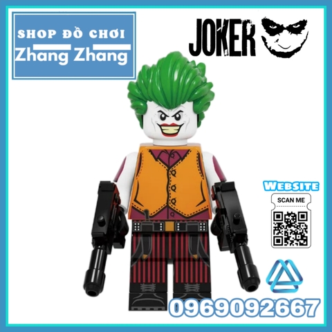 Xếp hình Joker tuyển tập tội phạm Gotham Lego Minifigures Kopf KF6110