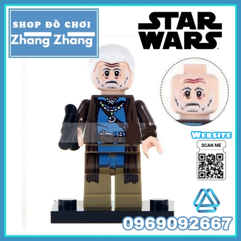 Xếp hình Star Wars Rebel - Imperial - Lor San Tekka - Stormtrooper - Tusken - AT-AT Lego Minifigures Lele C001 008