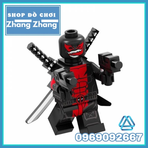 Xếp hình Domino - X23 - Deadpool Venomverse Siêu anh hùng Lego Minifigures POGO PG8190