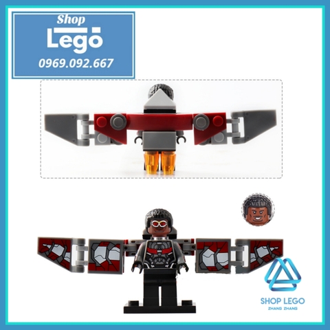 Xếp hình Lego Falcon siêu anh hùng Marvel siêu rẻ Lego Minifigures Xinh Xh829 x0187