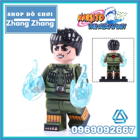 Đồ chơi xếp hình Naruto gồm Namikaze Minato - Uchiha Sasuke - Hatake Kakashi - Rock Lee - Zetsu Minifigures WM6109