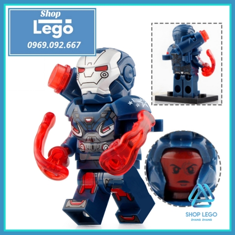 Xếp hình War Machine Ancient One Raytheon Black Widow Pepper Captain America Tony Stark Lego Minifigures Xinh X0261