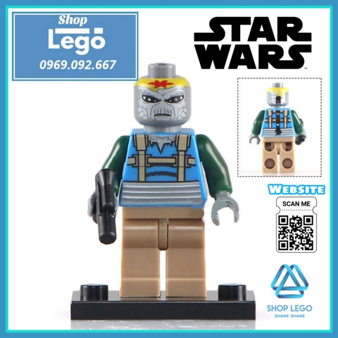 Xếp hình Star Wars Stormtrooper - Kylo - Tasu - Naare - Barriss - Owen - Mandalorian - Turk Lego Minifigures Pogo PG8053
