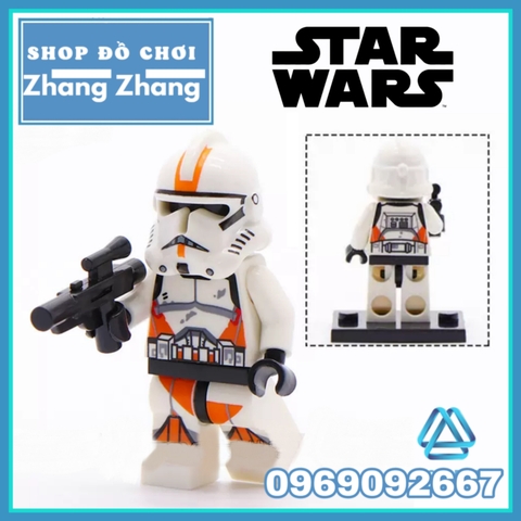 Xếp hình Mimban Stormtrooper - Imperial Patrol Trooper - Clone Trooper - Commander Thorn Lego Minifigures WM6036