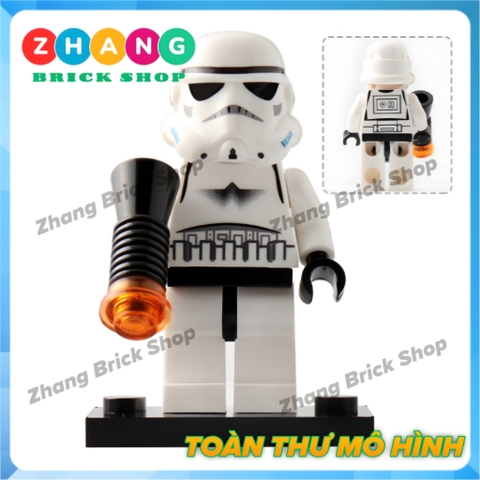 Xếp hình Star Wars Obi-Wan Imperial Guard Stormtrooper Darth Vader Jar Binks Han Solo Lego Minifigures Lele C015 022