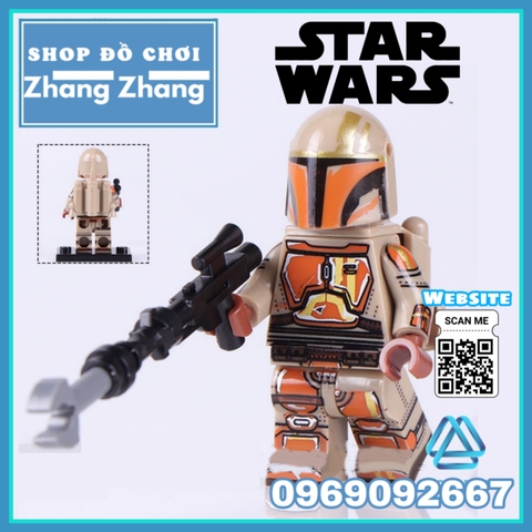 Xếp hình Star Wars The Mandalorian Mới nhất 2020 chiến tranh giữa các vì sao Lego Minifigures WM6092