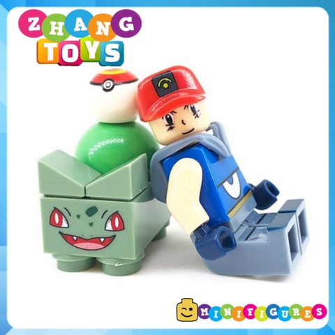 Xếp hình dành cho các bé tặng kèm bóng và pokemon theo mẫu Lego Minifigures SY620