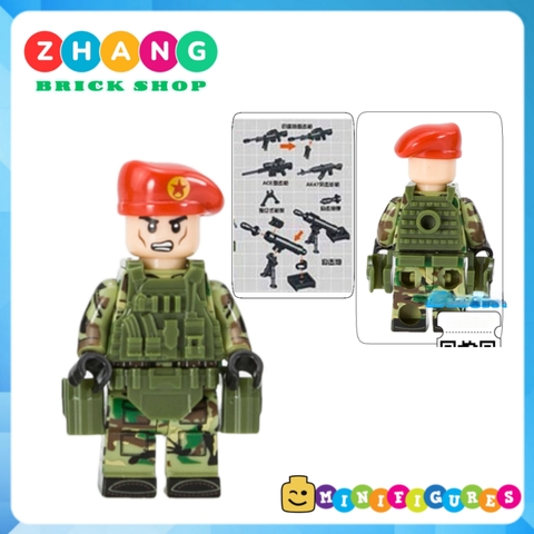 Đồ chơi Xếp hình Lực lượng đặc nhiệm Spetsnaz Alpha Nga tinh nhuệ giỏi nhất thế giới Lego Minifigures Tbstoy Tbs41-46