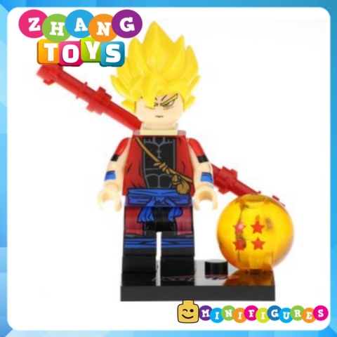 Xếp hình 7 viên ngọc rồng Dragon Ball Zamasu Android 13 Dyspo Kaio Shin Bills Majin Boo Lego Minifigures Kopf KF6036