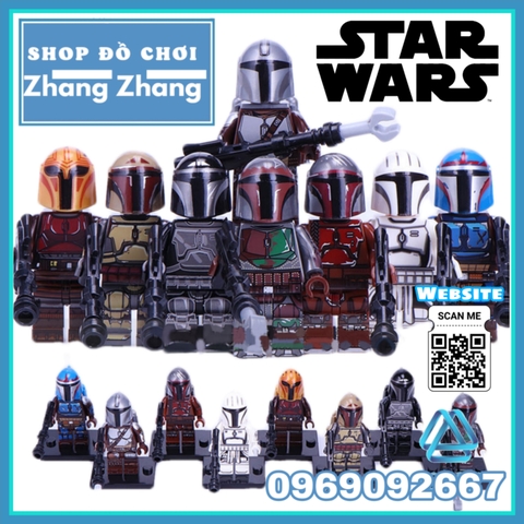 Xếp hình Star Wars lính Mandalorians tinh nhuệ mới nhất 2020 Lego Minifigures WM6085