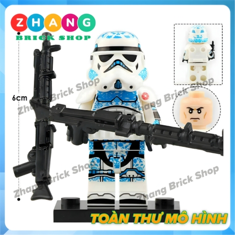 Xếp hình Star Wars Legion Coruscant Guard - Jesse - Imperial Stormtrooper Lego Minifigures Koruit KT1042