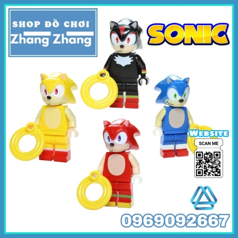 Đồ chơi xếp hình Sonic Mô hình Minifigures WM6043