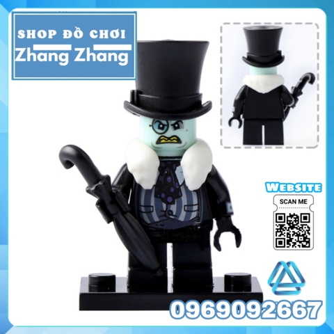 Xếp hình Batman Barbara và Poison Ivy Joker Catwoman - Aaron Cash - Penguin - Riddler Lego Minifigures Pogo PG8041