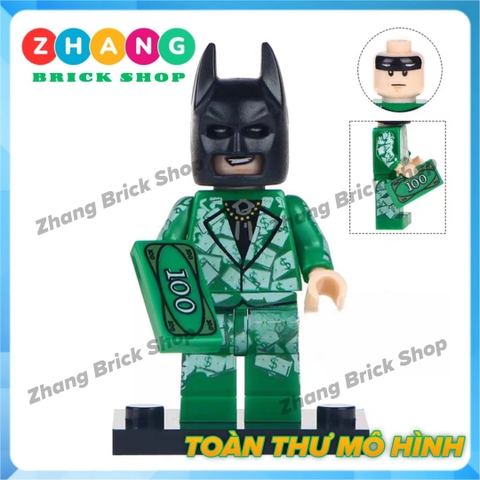 Xếp hình Batman Green Arrow Joker Apache Crazy Quilt Killer Moth Gotham Lego Minifigures POGO PG8110