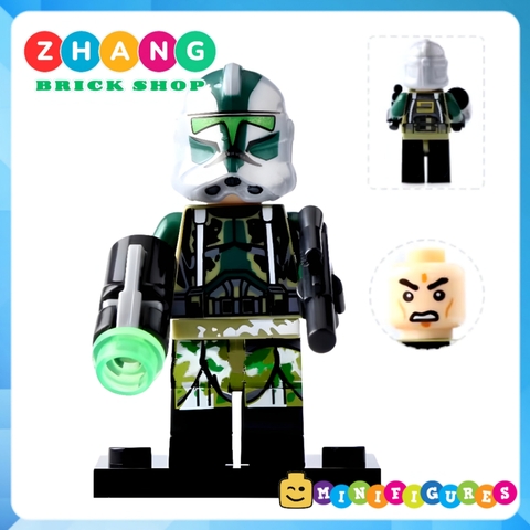 Xếp hình Star Wars Clone Trooper và Clone Commander Lego Minifigures Xinh X0162