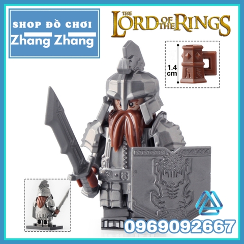 Xếp hình Lord of the Rings Dwarves Warriors Tộc chiến binh người lùn Hobbit Lego Minifigures

Koruit KT1040