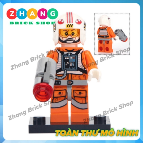 Xếp hình Rey - Luke Skywalker - Sabine - Ahsoka Tano - Kit Fisto - Jag - Snowtrooper Lego Minifigures Lele C023 030
