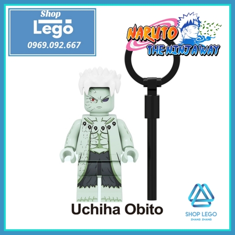 Xếp hình Naruto gồm Uchiha - Killer Bee - Yonda - Konan - Hyuga - Akimichi - Hidan - Kakuzu Lego Minifigures Kopf KF6119