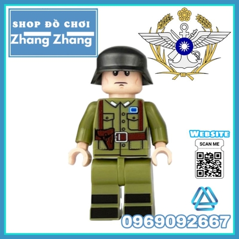 Đồ chơi xếp hình lính Quốc dân Trung Hoa trong Thế Chiến II Minifigures M8042