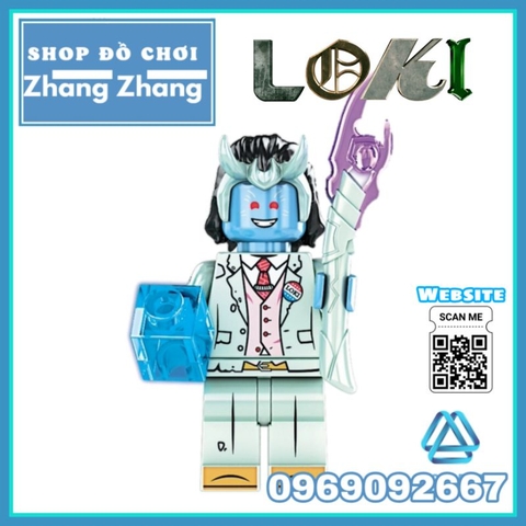 Đồ chơi xếp hình Loki TVA trong Thor Minifigures Kopf KF6141