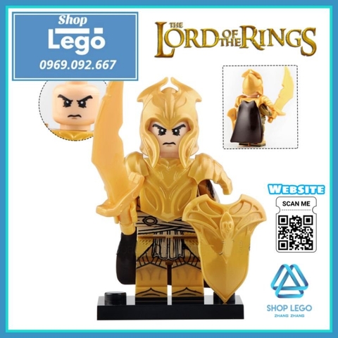Xếp hình Mô hình tộc tiên Elven Soldiers trong The Lord of the Rings Lego Minifigures Xinh X0315