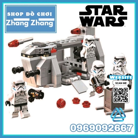 Xếp hình Star Wars Cuộc đổ bộ của Stormtrooper Transport Lego Minifigures K-001