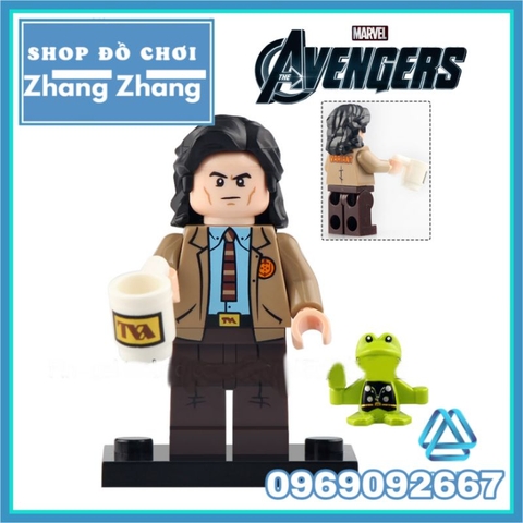 Đồ chơi xếp hình Bucky Scarlet Witch Vision Gamora Captain Falcon Loki Star-Lord Minifigures POGO PG8298