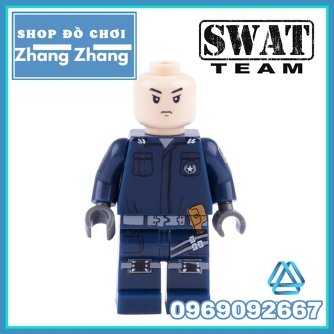 Xếp hình Lego đặc nhiệm S.W.A.T Swat phản ứng nhanh Lego Minifigures Kazi KY017