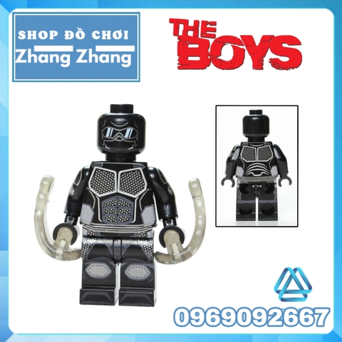 Xếp hình The Boys
Siêu anh hùng Homelander - Starlight - A-Train - Translucent - Black Noir Lego Minifigures Kopf KF6103