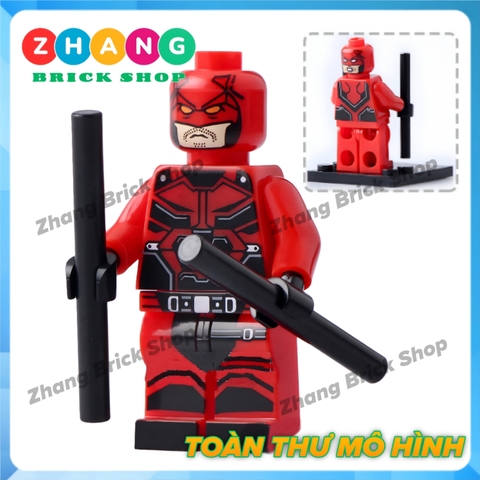 Xếp hình Marvel Spider-Man Wolverine Supergirl Captain America Human Torch Joker Zoom Daredevil Lego Minifigures SY678