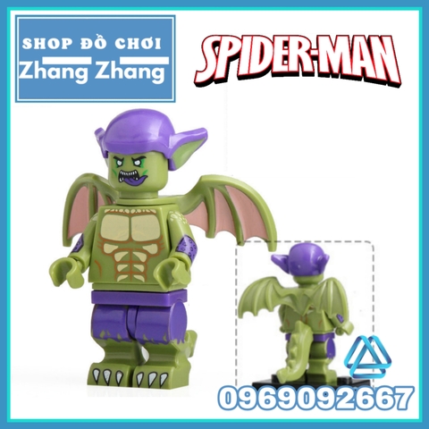 Xếp hình Spider-Man - Miles Morales - Spider Gwen - Prowler - Green Goblin - Spider Man Noir Lego Minifigures Wm wm6052