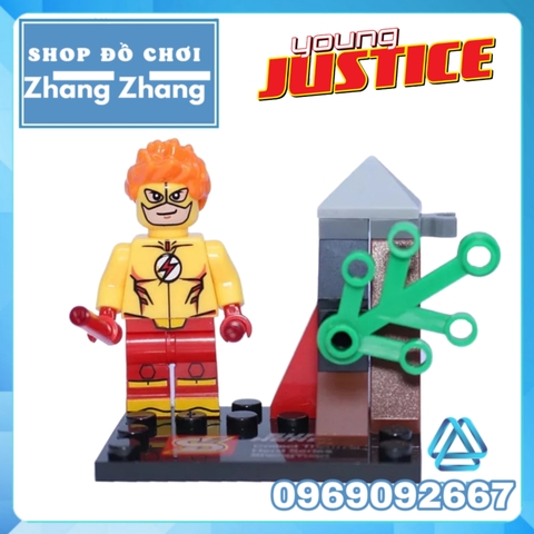 Xếp hình Nightwing Aqualad Artemis Miss Martian Superboy Kid Flash Red Robin Young Justice Lego Minifigures SY250