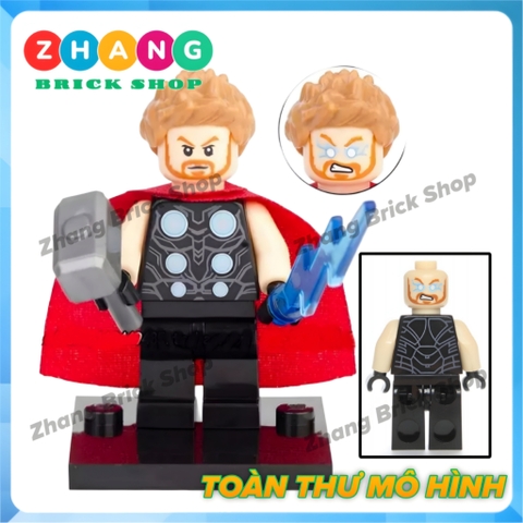 Xếp hình Hulk - Thanos - Outtrider - Thor -  Strange Shuri Star-lord - Ebony Maw - Corvus Glaive Lego Minifigures SY1060