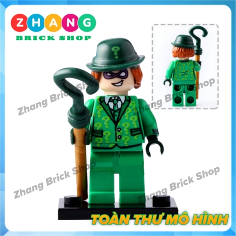 Xếp hình Batman Barbara và Poison Ivy Joker Catwoman - Aaron Cash - Penguin - Riddler Lego Minifigures Pogo PG8041