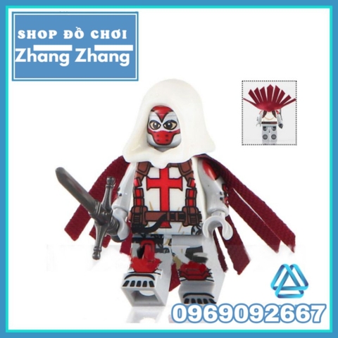Xếp hình SPIDER MAN BATMAN X-Men Deadpool Cyclops Quasar Azrael Red Lantern Atom Mary Jane Lego Minifigures POGO pg8056