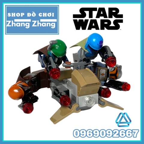 Đồ chơi xếp hình Star Wars Mandalorian Battle Pack Chiến tranh giữa các vì sao Minifigures K-007