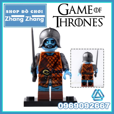 Xếp hình Game of thrones - Jon Snow - White Walker - Benjen Stark - Jeor Mormont - Wight Lego Minifigures Koruit KT1024