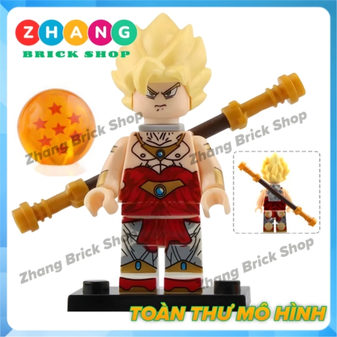 Xếp hình Dragon Ball Gohan - Bardock - Broly - Goku Vegeta Lego Minifigures WM6032